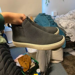 Rothy’s black Chelsea boot sneaker